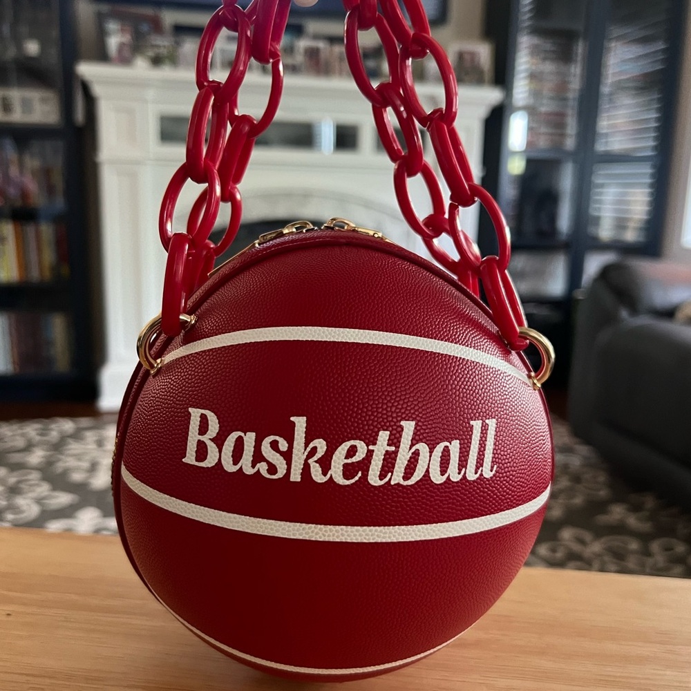 Red Basketball Purse